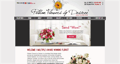 Desktop Screenshot of pelhamflowersbydesiree.com